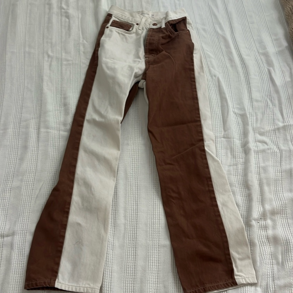 Top Shop Two-tone jeans